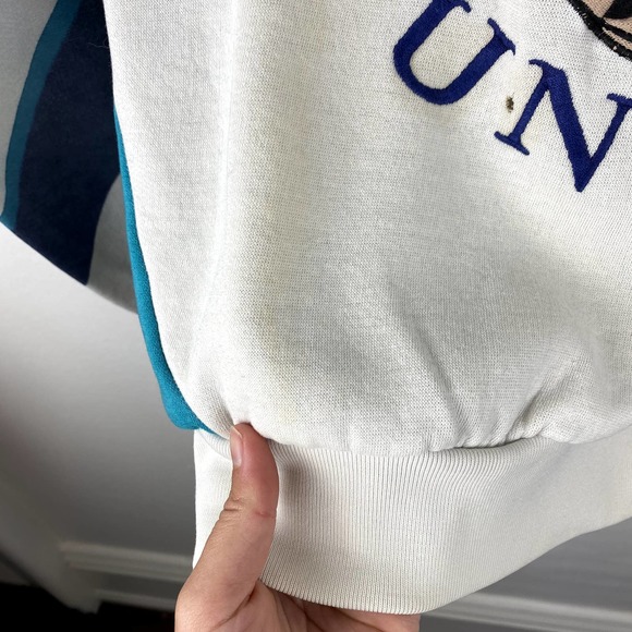 Vintage 80s 90s Nike Rugby Union Colorblock Crewneck Embroidered Size L - Picture 5 of 7